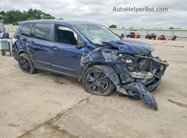 5FNYF8H23KB013173 2019 HONDA PASSPORT Blue Front right