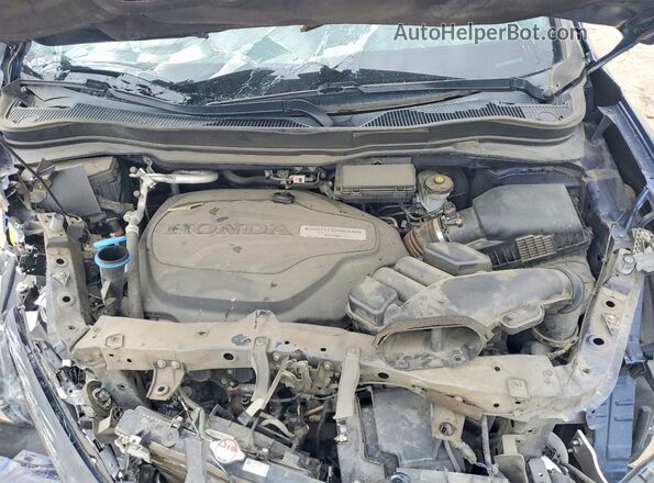 5FNYF8H23KB013173 2019 HONDA PASSPORT Blue Engine compartment view