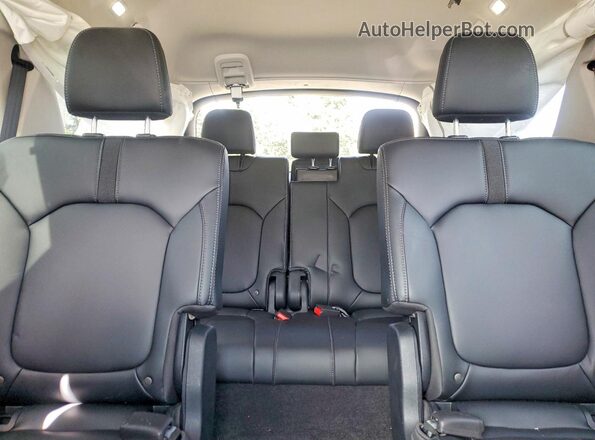 5FNYG1H70PB016233 2023 HONDA PILOT Black Widok tylnych siedzeń