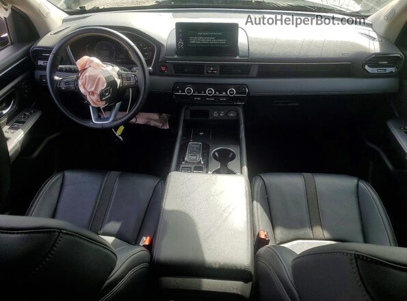 5FNYG1H70PB016233 2023 HONDA PILOT Black Widok deski rozdzielczej