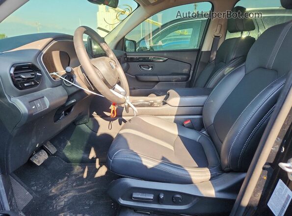 5FNYG2H43SB024010 2025 HONDA PILOT Black Widok wnętrza z przodu