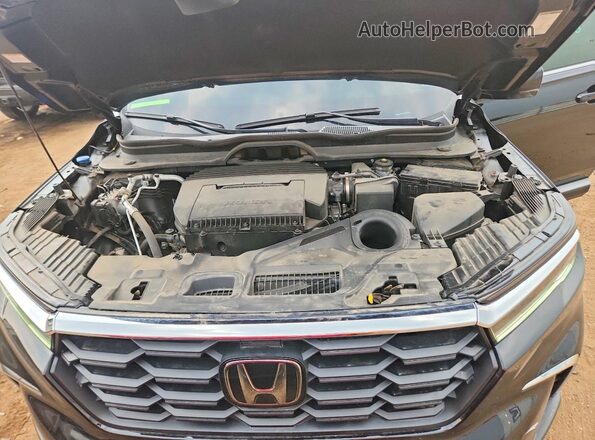 5FNYG2H43SB024010 2025 HONDA PILOT Black Widok wnętrza z tyłu