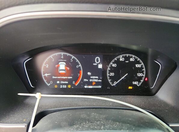 5FNYG2H43SB024010 2025 HONDA PILOT Black Widok zestawu wskaźników