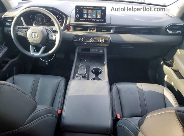 5FNYG2H71SB040975 2025 HONDA PILOT Blue Dashboard view
