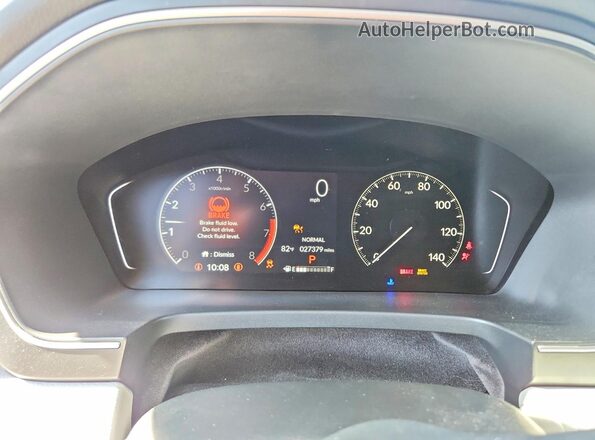 5FNYG2H75RB008900 2024 HONDA PILOT White Вид щитка приладів