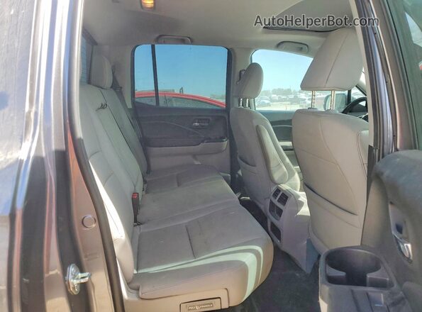 5FPYK2F6XKB003665 2019 HONDA RIDGELINE Серый Вид задних сидений