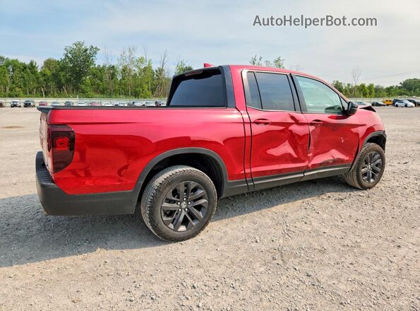 5FPYK3F11SB030909 2025 HONDA RIDGELINE Красный Задняя правая четверть