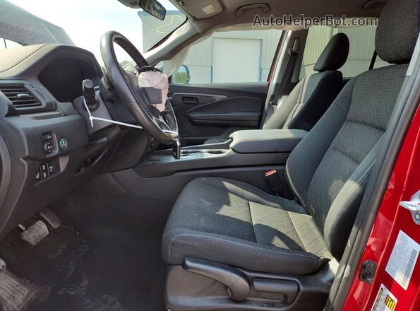 5FPYK3F11SB030909 2025 HONDA RIDGELINE Красный Вид салона спереди