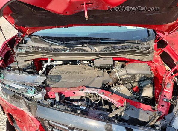 5FPYK3F11SB030909 2025 HONDA RIDGELINE Красный Вид задней части салона
