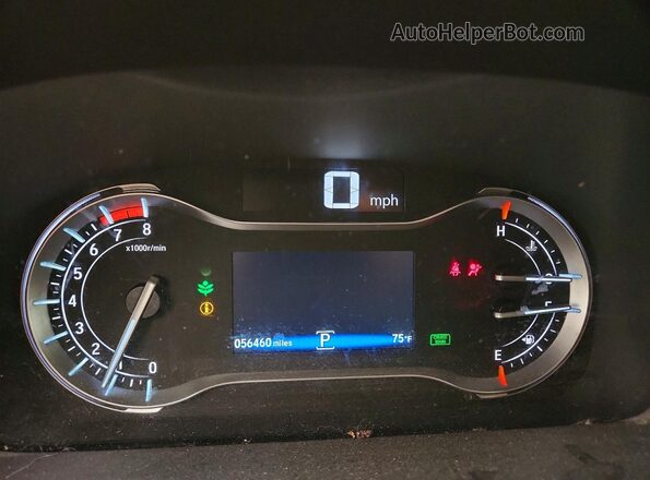 5FPYK3F52KB013930 2019 HONDA RIDGELINE White Widok zestawu wskaźników