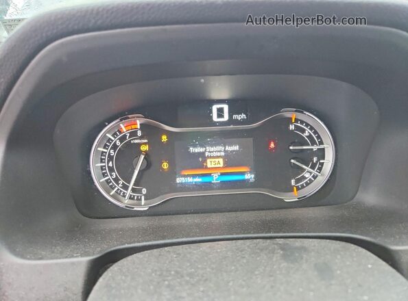 5FPYK3F55KB039552 2019 HONDA RIDGELINE Gray Вид щитка приладів