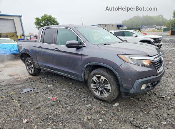 5FPYK3F55KB039552 2019 HONDA RIDGELINE Gray Передня права чверть