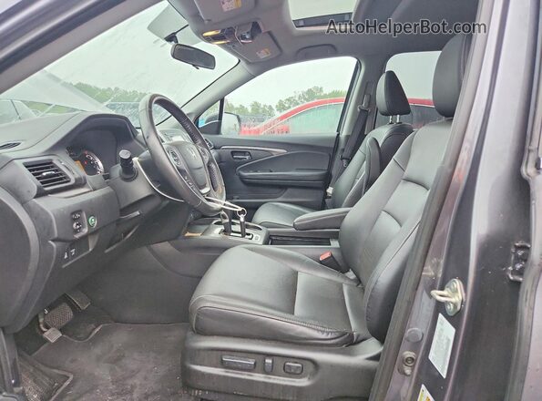 5FPYK3F55KB039552 2019 HONDA RIDGELINE Gray Вид салону спереду