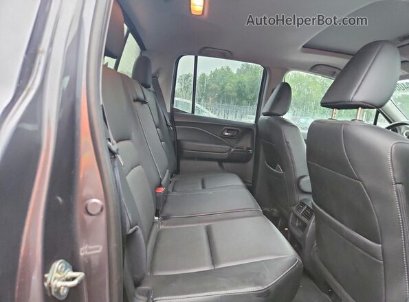 5FPYK3F55KB039552 2019 HONDA RIDGELINE Gray Вид задніх сидінь