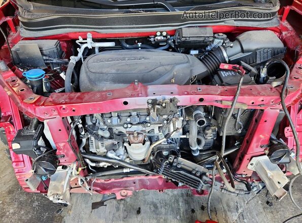 5FPYK3F59RB006855 2024 HONDA RIDGELINE Красный Вид задней части салона
