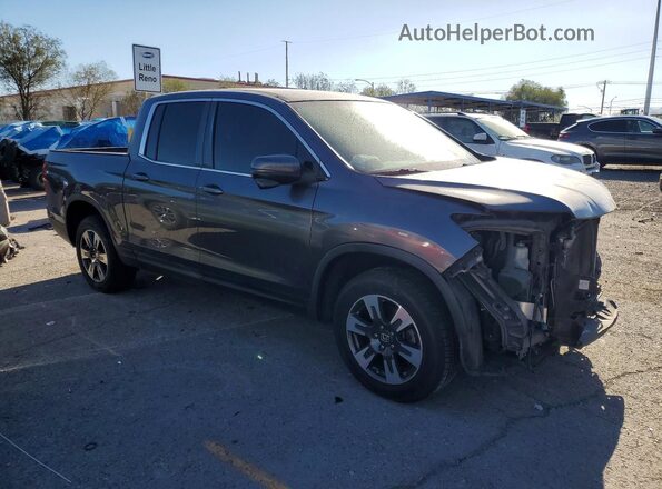 5FPYK3F65HB001465 2017 HONDA RIDGELINE Gray Przód prawy