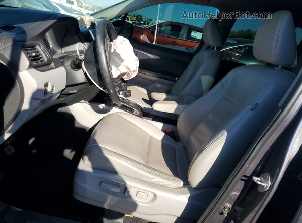 5FPYK3F65HB001465 2017 HONDA RIDGELINE Gray Widok wnętrza z przodu