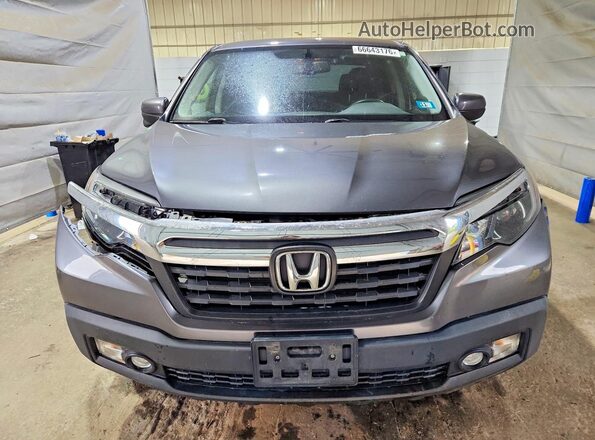 5FPYK3F65HB023692 2017 HONDA RIDGELINE Gray Vista frontal
