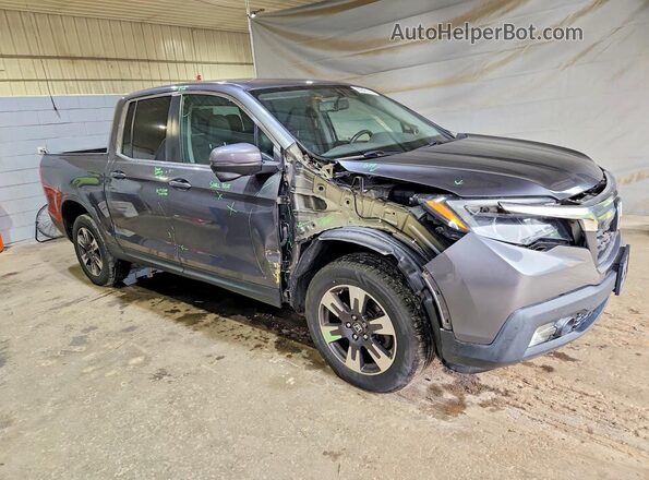 5FPYK3F65HB023692 2017 HONDA RIDGELINE Gray Delantero derecho