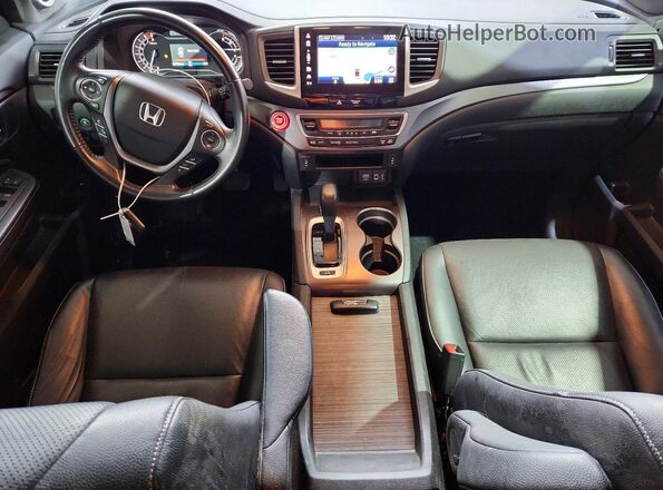 5FPYK3F65HB023692 2017 HONDA RIDGELINE Gray Vista del salpicadero