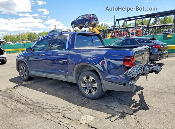 5FPYK3F70HB004461 2017 HONDA RIDGELINE Синий Задняя левая четверть