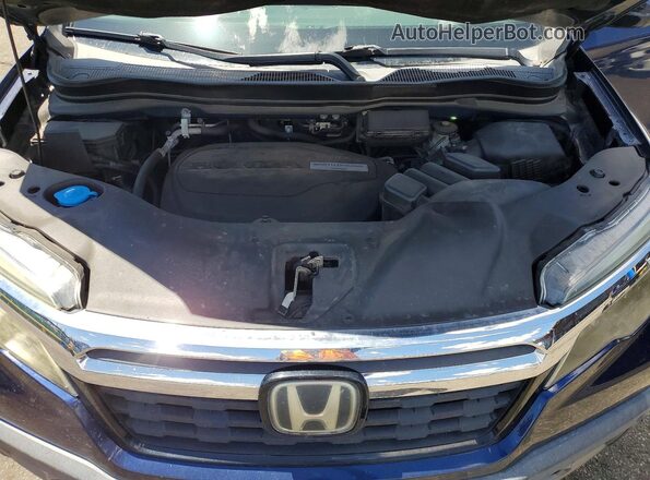 5FPYK3F70HB004461 2017 HONDA RIDGELINE Синий Вид задней части салона