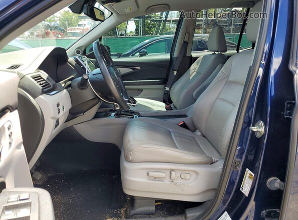 5FPYK3F70HB004461 2017 HONDA RIDGELINE Синий Вид салона спереди