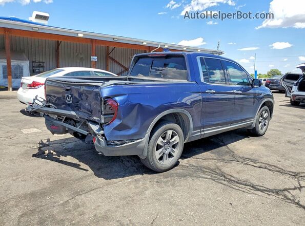 5FPYK3F70HB004461 2017 HONDA RIDGELINE Синий Задняя правая четверть