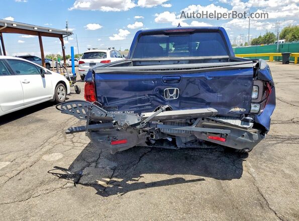 5FPYK3F70HB004461 2017 HONDA RIDGELINE Синий Вид сзади