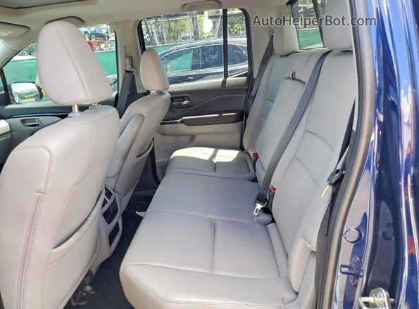 5FPYK3F70HB004461 2017 HONDA RIDGELINE Синий Вид задних сидений