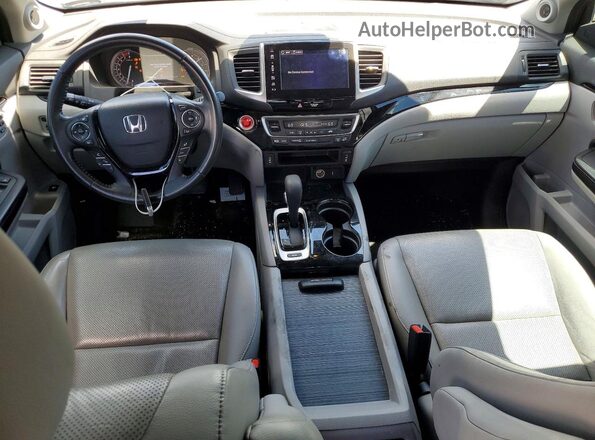 5FPYK3F70HB004461 2017 HONDA RIDGELINE Синий Вид панели приборов