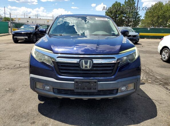 5FPYK3F70HB004461 2017 HONDA RIDGELINE Синий Вид спереди