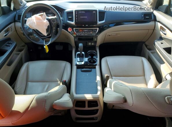 5FPYK3F70KB033241 2019 HONDA RIDGELINE Белый Вид панели приборов