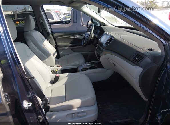 5FPYK3F76PB023773 2023 HONDA RIDGELINE Blue Vista interior delantera