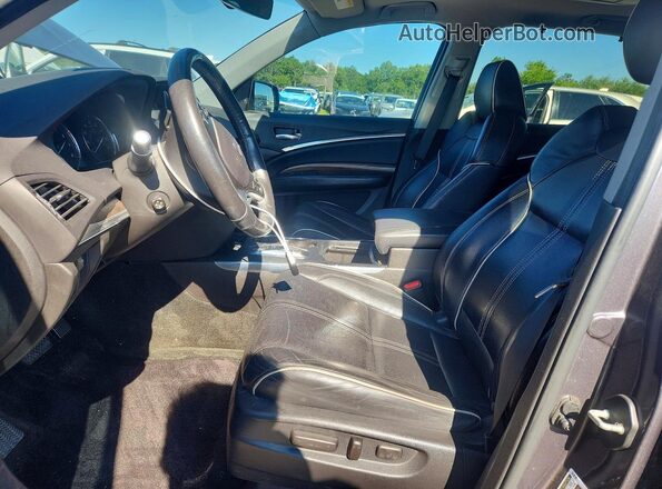 5FRYD4H99HB032572 2017 ACURA MDX Gray Սալոնի դիմացի տեսք