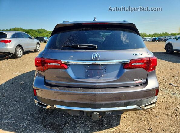 5FRYD4H99HB032572 2017 ACURA MDX Gray Հետևի տեսք