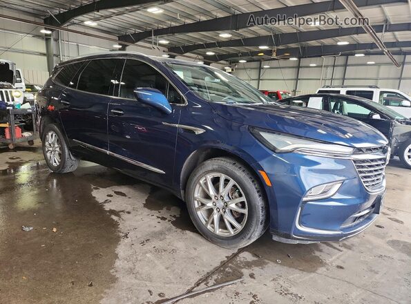 5GAERBKW9NJ141709 2022 BUICK ENCLAVE Синий Передняя правая четверть