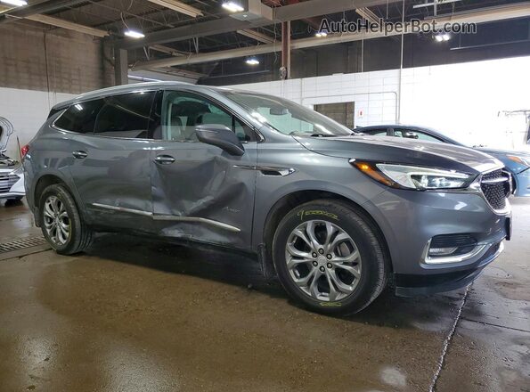 5GAEVCKW1JJ244635 2018 BUICK ENCLAVE Серый Передняя правая четверть
