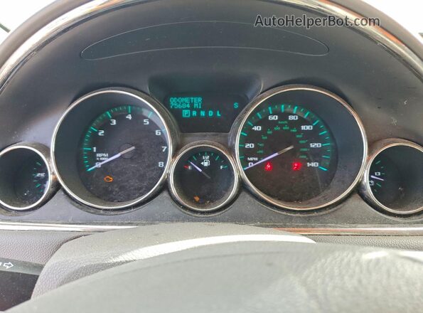 5GAKRBKD2HJ272258 2017 BUICK ENCLAVE Black Instrument cluster view