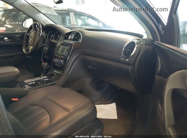 5GAKRBKD2HJ310555 2017 BUICK ENCLAVE Blue Widok wnętrza z przodu