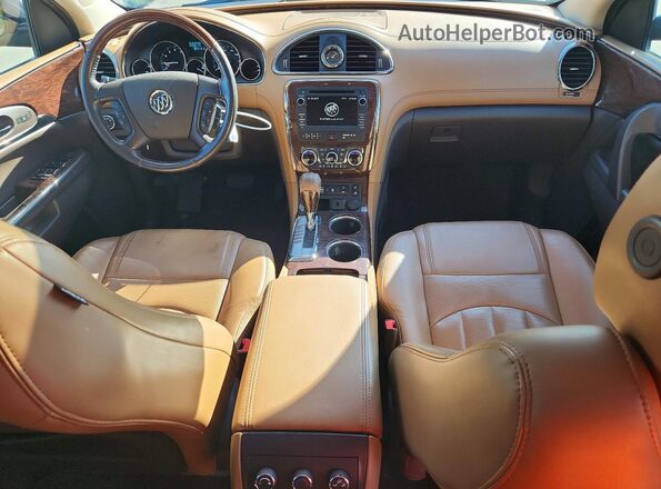 5GAKRBKD6GJ172002 2016 BUICK ENCLAVE Blue Widok deski rozdzielczej