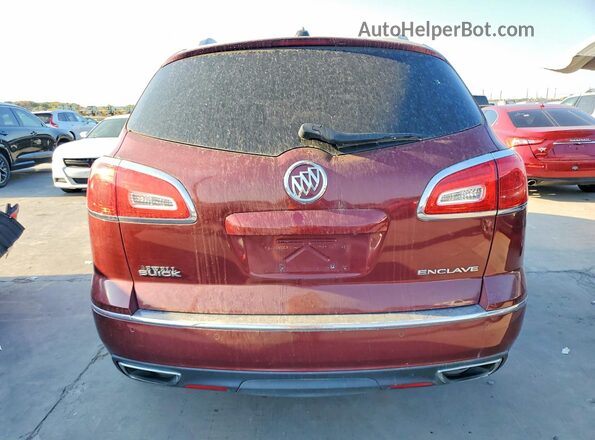 5GAKRBKD7GJ182716 2016 BUICK ENCLAVE Burgundy Vista trasera