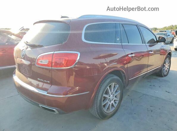 5GAKRBKD7GJ182716 2016 BUICK ENCLAVE Burgundy Trasero derecho