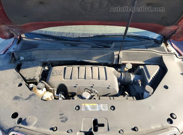 5GAKRBKD7GJ182716 2016 BUICK ENCLAVE Burgundy Vista del compartimento del motor