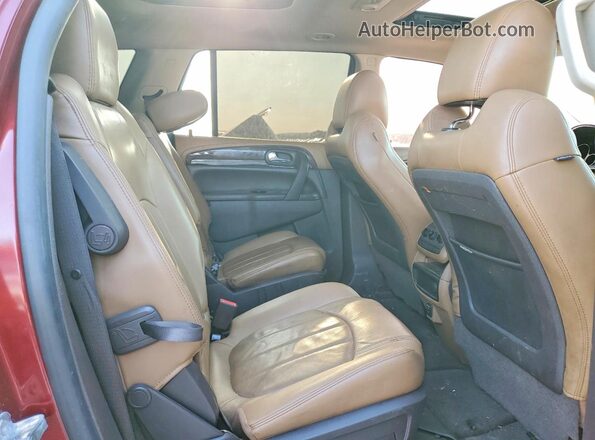 5GAKRBKD7GJ182716 2016 BUICK ENCLAVE Burgundy Vista interior trasera