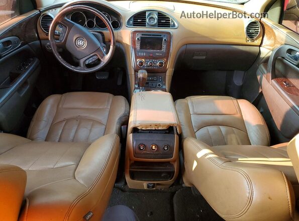 5GAKRBKD7GJ182716 2016 BUICK ENCLAVE Burgundy Vista del salpicadero