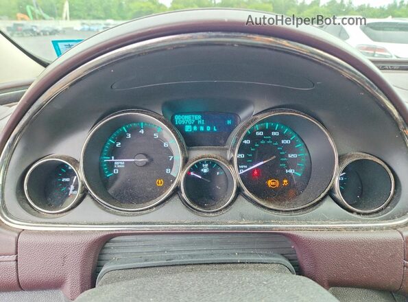 5GAKVBKD4GJ127734 2016 BUICK ENCLACV Gray ხელსაწყოთა პანელის ხედი