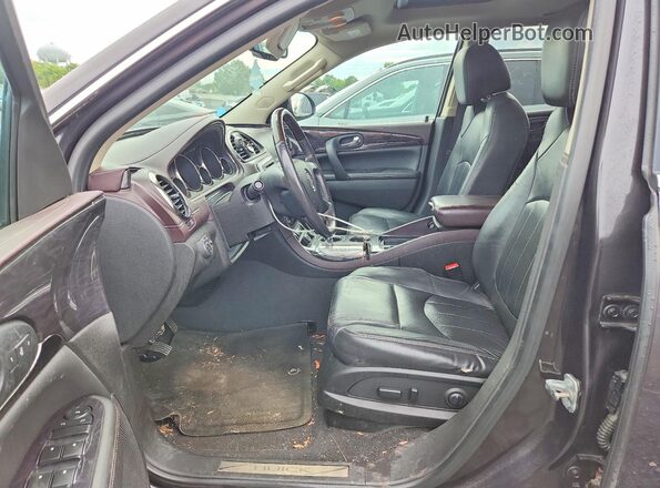 5GAKVBKD4GJ127734 2016 BUICK ENCLACV Gray წინა სალონის ხედი