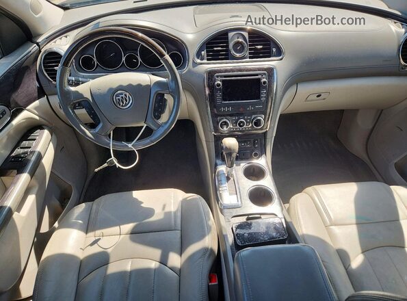 5GAKVBKD6HJ246127 2017 BUICK ENCLAVE Black Dashboard view