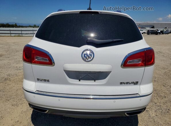 5GAKVCKDXHJ337603 2017 BUICK ENCLAVE White Вид ззаду